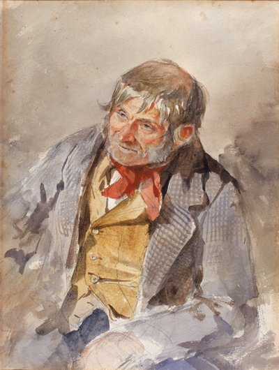 A Cullercoats Fisherman by Henry Perlee Parker